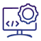 Mobile app development icon