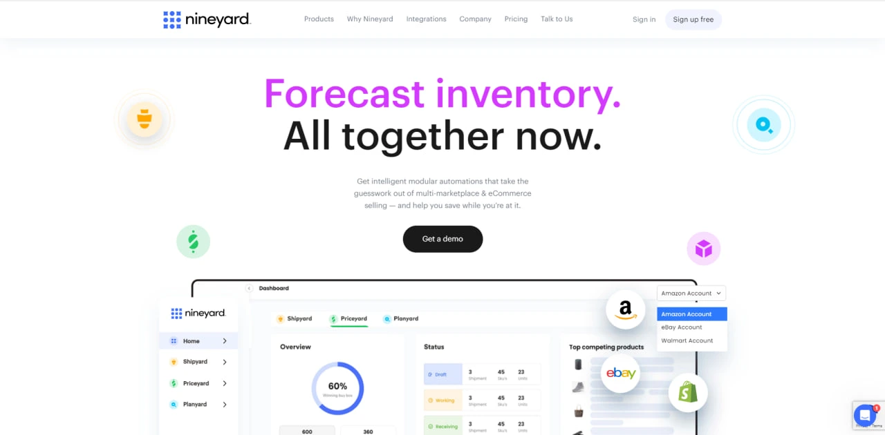 Nineyard listings